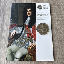 Queen Elizabeth II 2010 Restoration of the Monarchy Royal Mint Five 5 Pound Pack