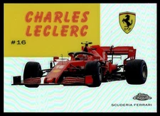 2020 Topps Chrome Formula 1 Refractor Charles Leclerc Scuderia Ferrari #54W-3