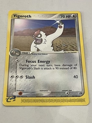 Pokemon Karte | Vigoroth EX Sandsturm | 52/100 | NEAR MINT