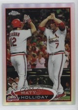 2012 Topps Chrome Refractor Matt Holliday #125 0z92