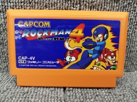 CAPCOM Famicom Soft Rockman 4 New Ambitions!! Used