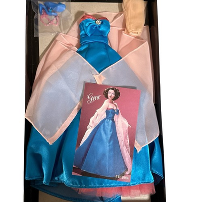 #ad Ashton Drake Gene Outfit “Blue Evening” Pink amp; Blue Silky Gown Outfit 16quot; $29.99