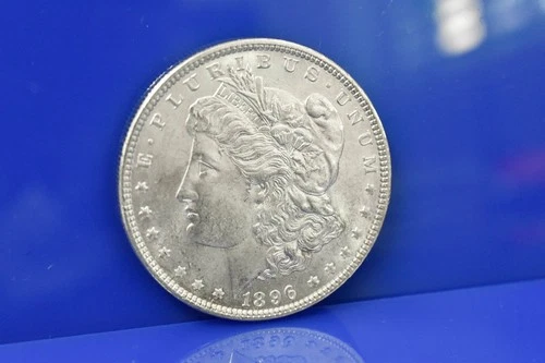 1896 P Silver Morgan Dollar BU Frosty White Mint State
