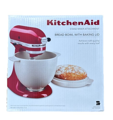 #ad KitchenAid Ceramic Bread Bowl with Baking Lid KSM2CB5BGS $95.00