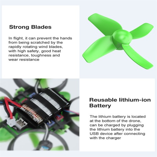 Eachine Mini RC Drohne Quadcopter 2,4G 4CH 6-Achsen Höhenhaltung Headless RTF - Bild 4 von 12