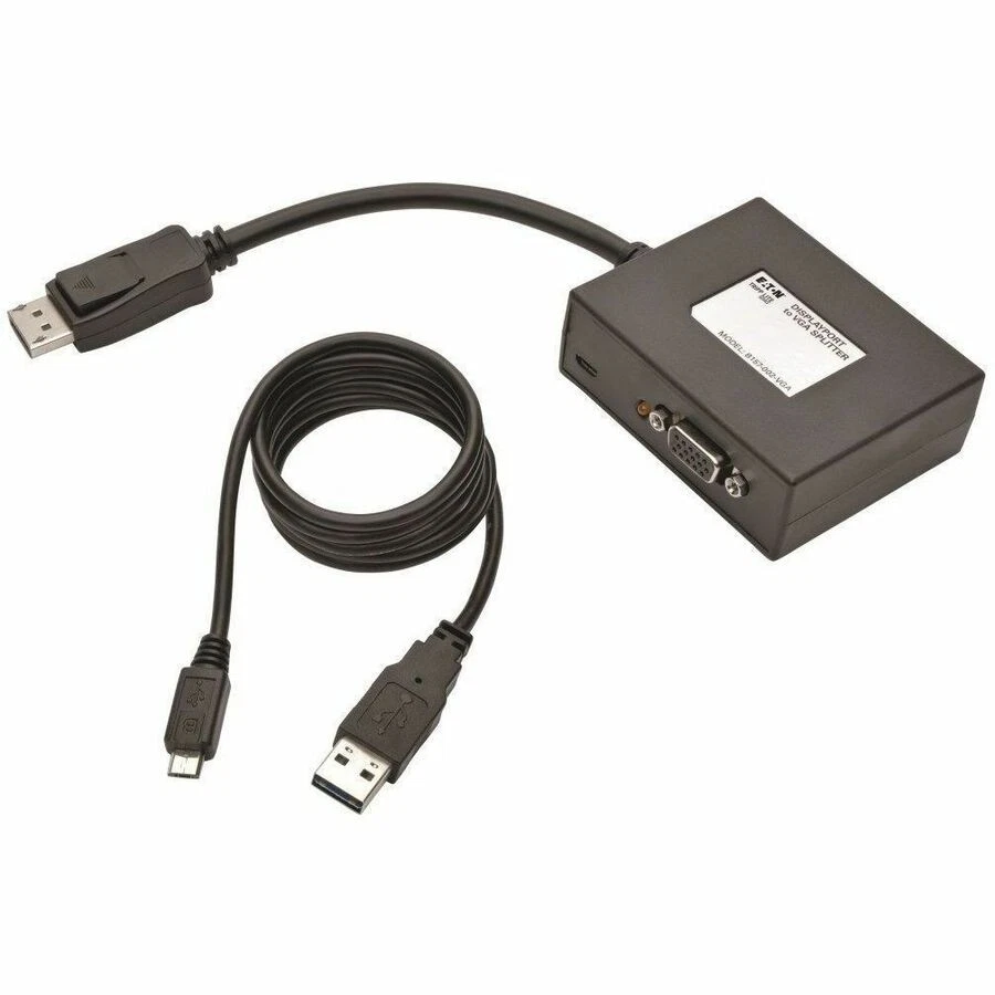 Eaton Tripp Lite Series 2-Port DisplayPort to VGA Hub, DP1.2, TAA - Image 4 of 4