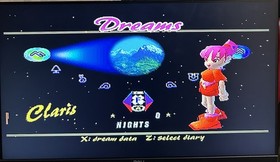 Sega Saturn Nights Into Dreams Complete With Manual - Tested Working