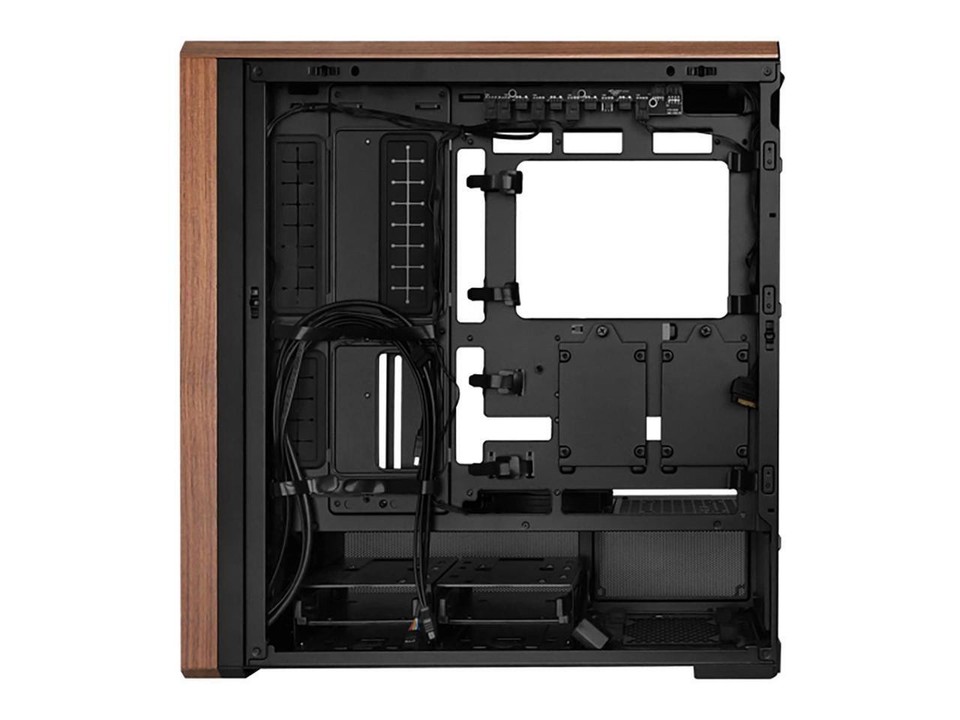 Walnut Computer Case Lian Li LANCOOL 217 Genuine Walnut Wood Computer Case, Mid-Tower ATX PC ...