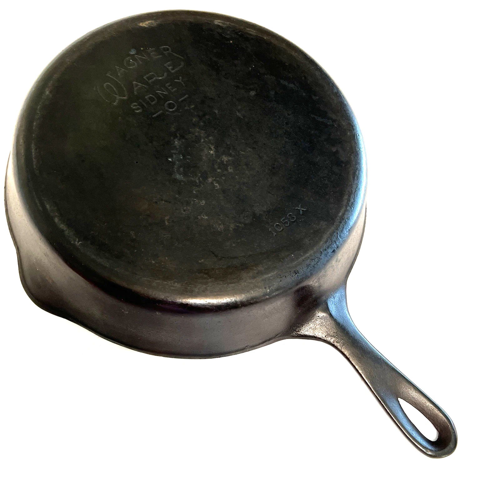 VTG Wagner Ware Sidney O #8 Cast Iron Skillet 1058X 10 Inch Frying Pan USA Flat