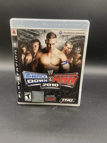 WWE SmackDown vs. Raw 2010 Gamers PS3 Sleeve/ Disc Only No Manual. Wrestling