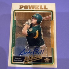 2005 Topps Chrome - Landon Powell #244 (AU, RC)