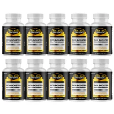 Iron Male Confidence Iron Booster Support Performance Supplement - 10 Bottles