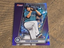 2019 Bowman's Best #10 Yusei Kikuchi RC Purple SP #/250 Nmmt