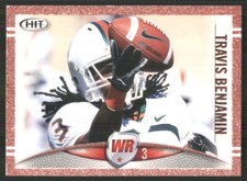2012 SAGE HIT Red #84 Travis Benjamin Miami Hurricanes 871