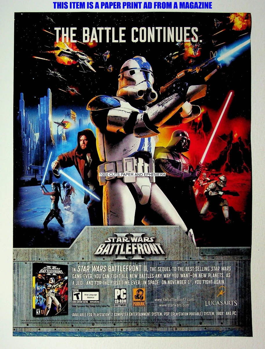 Star Wars: Battlefront Video Game Memorabilia for sale | eBay