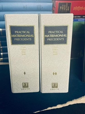Practical Matrimonial Precedents Set of 2 Volumes