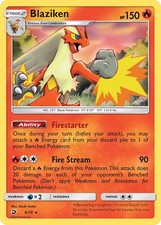 Blaziken Holofoil Holo Rare 6/70 Dragon Majesty Near Mint NM Pokemon EN on eBay