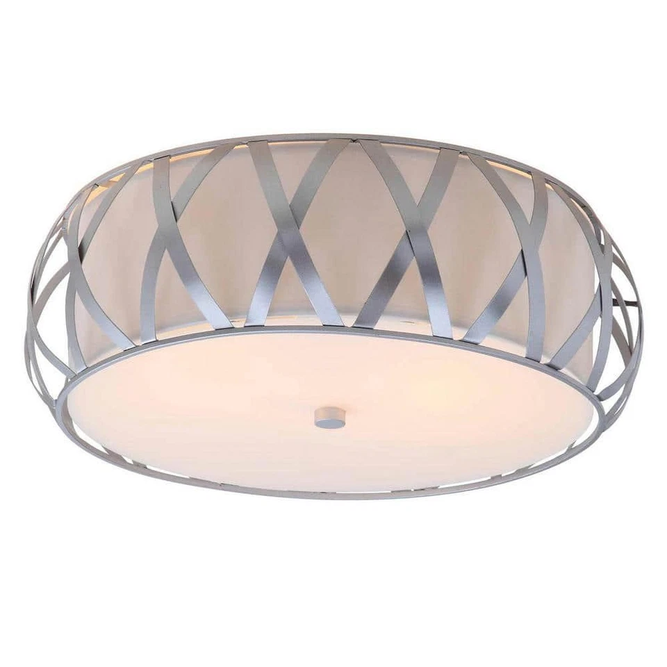 Cruz de carga SAFAVIEH 15 pulgadas Luz de montaje empotrado cromada de 2 luces*Envío a EE. UU. Foto 3 de 4