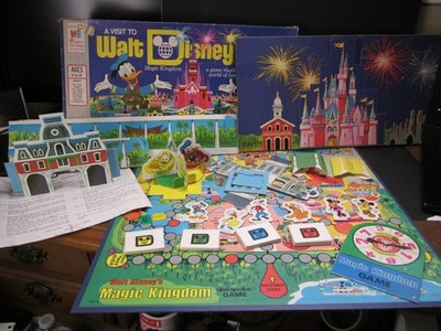 Vintage Walt Disney Magic Kingdom Board Game   MB   Incomplete   1972