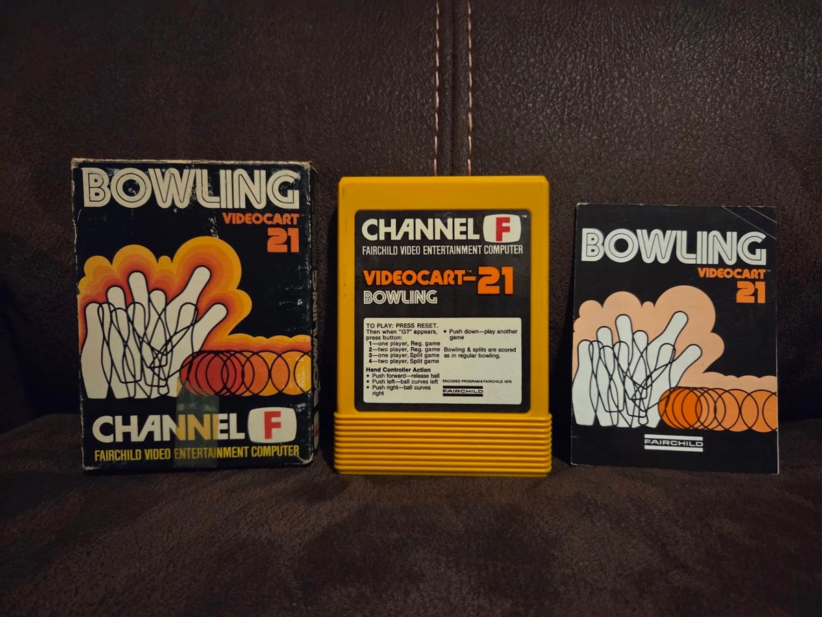 Console Fairchild Channel F - Boîte De Transport X5 - Blister Neuf - INTROUVABLE !