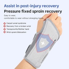 Carpal Tunnel Wrist Brace Night Sleep Wrist Support Wrist Splint Pain Men Women — image 6