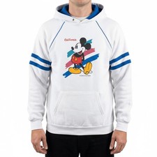 VTG 80s MICKEY MOUSE California HOODIE Large Fits Medium Made In USA Disneyland