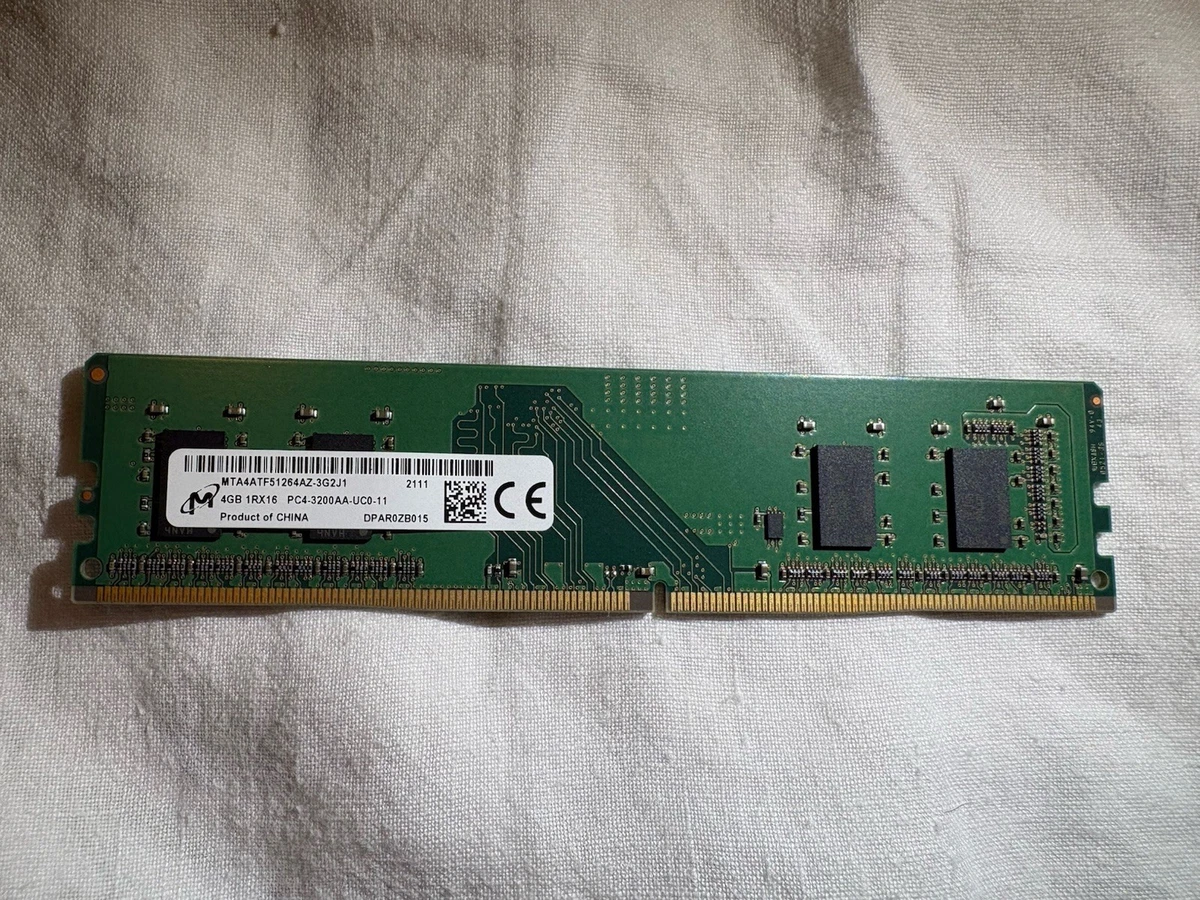 Micron DDR4 SDRAM 4 GB Total Capacity Memory (RAM) for sale | eBay