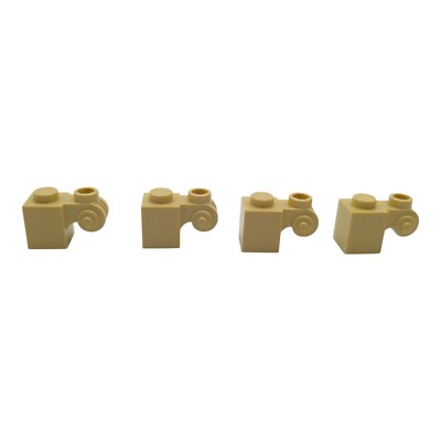 LEGO  ''4x Ornamentstein 1x1x2 in Brick Yellow'' 6114992 20310 beige Fassadenstein