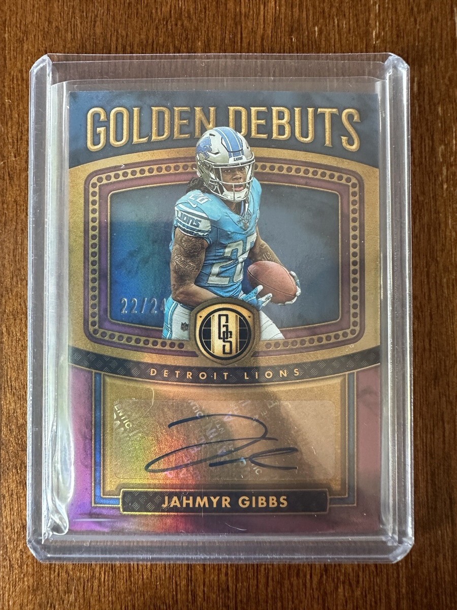 2023 Gold Standard Jahmyr Gibbs Golden Debuts Auto /24 | eBay