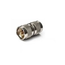 RF coaxial coax adapter UHF male to male PL-259 connector