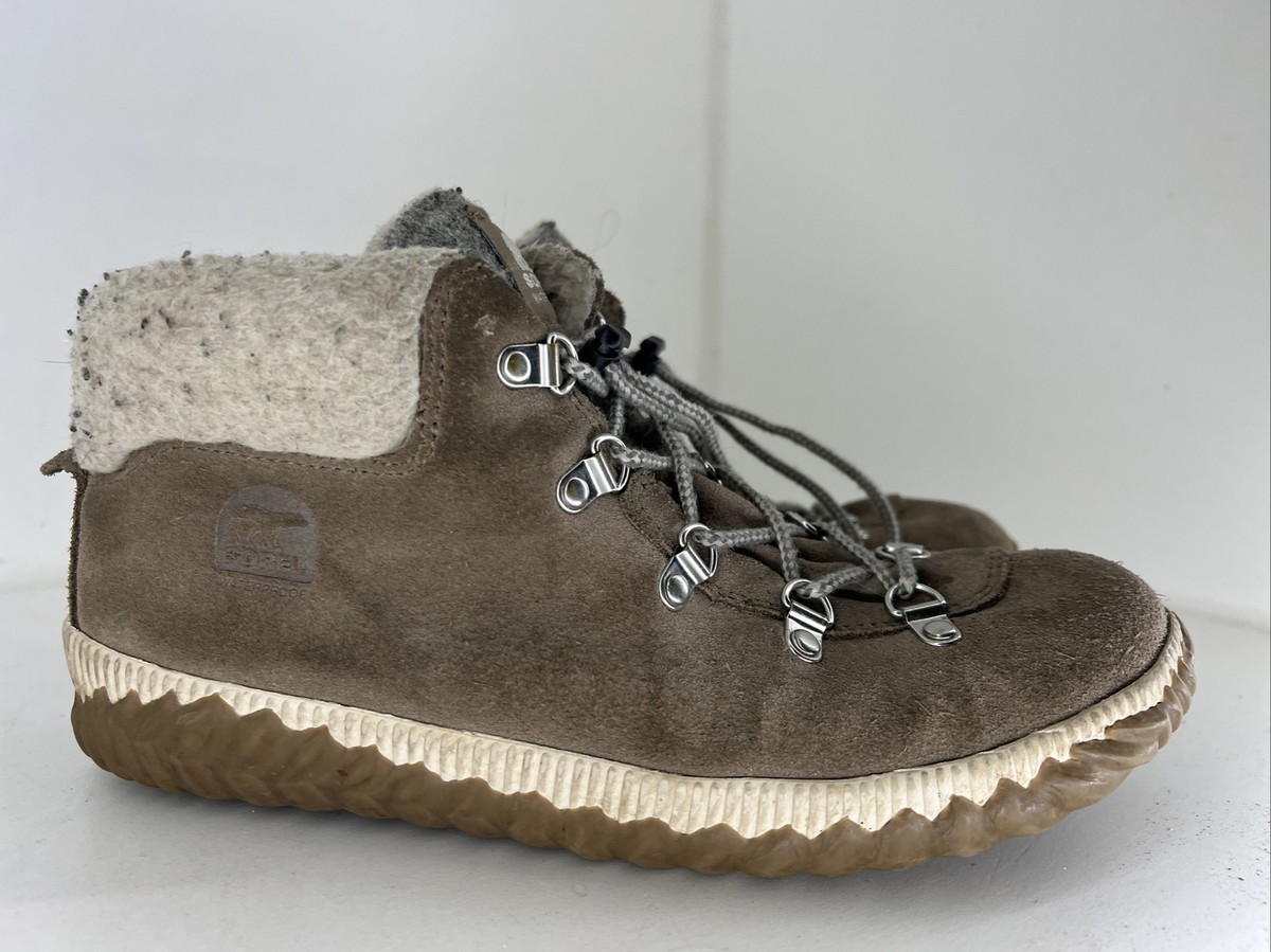 SOREL Out N About Plus Conquest Tan Leather Mens