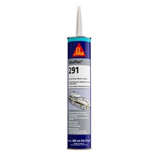 Sika Sikaflex 291 Fast Cure Adhesive Sealant 10.3oz 300ml Cartridge - White 90