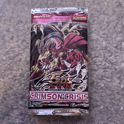 Yugioh "Crimson Crisis" 9-Card 1st Edition Sealed Booster Pack X1 | eBay