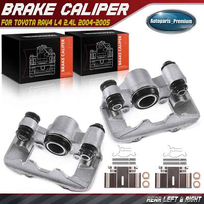Pair Rear Brake Calipers for Toyota RAV4 2004 2005 2.4L Sport Utility 4775042050