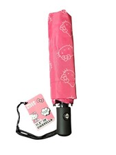 Sanrio Hello Kitty Pink 11.5" Umbrella Kitty Face Auto Open Close
