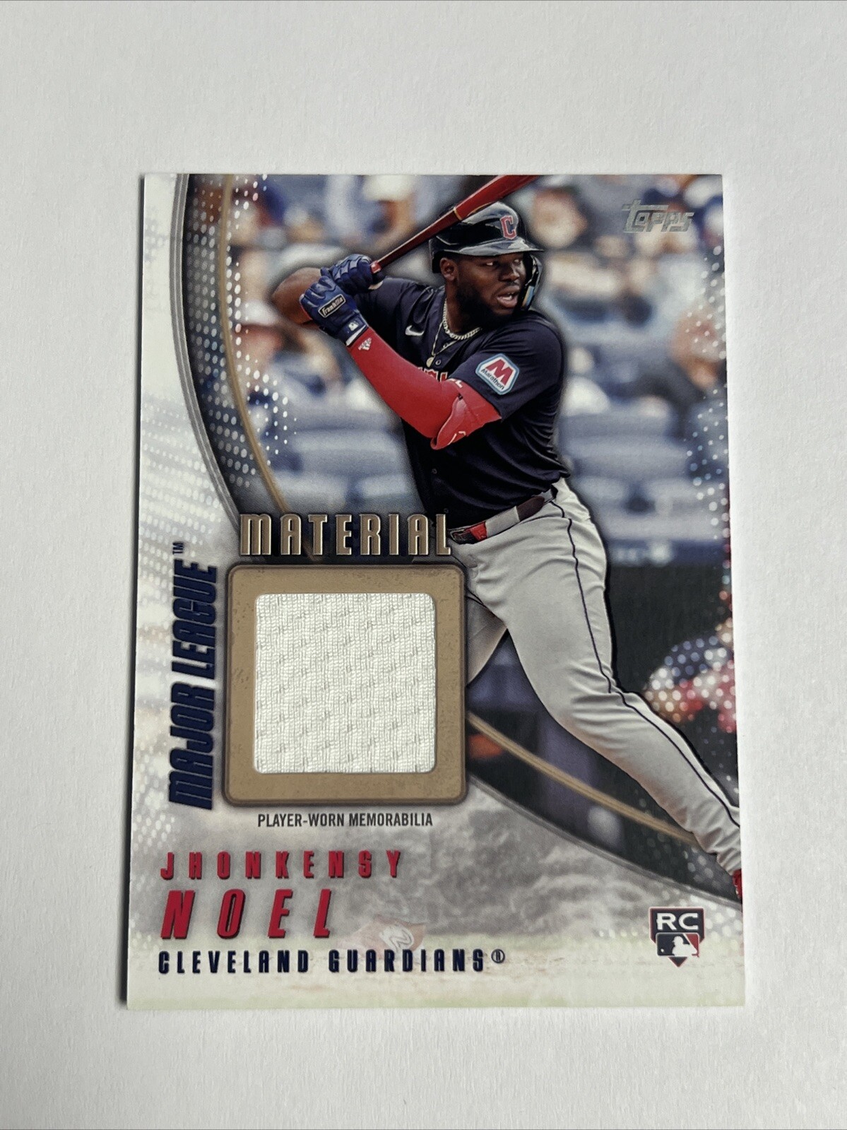 2025 Topps Series 1 Major League Material Jhonkensy Noel Gold /50 MEM RC