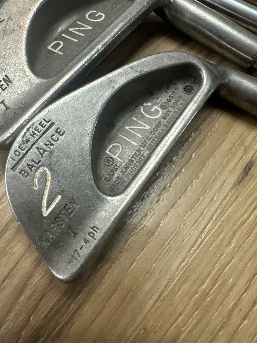 Vintage Ping Karsten I Dot 2,4, 7-9 W Iron Set Right Handed Vintage Ping Karsten I Dot 2,4, 7-9 W Iron Set Right Handed