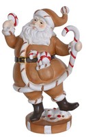 Weihnachtsfigur Santa Claus Nostalgie Figur Nikolaus Skulptur Weihnachtsmann