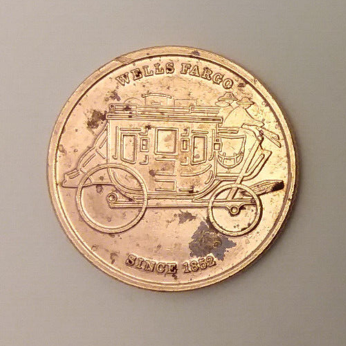 Wells Fargo Bank Parking Token 25mm | eBay