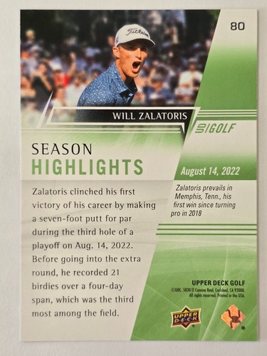 2024 Upper Deck Golf Base--You pick...Complete Your Set! - Bild 76 von 96