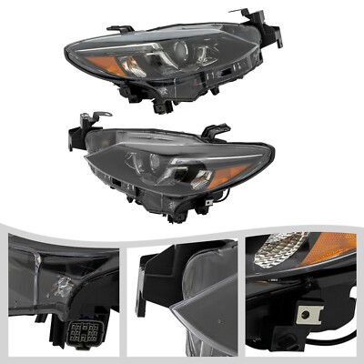 2016-2017 For Mazda 6 LED Headlights w/ AFS LED DRL Headlamp Set Left Right Side