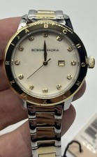 BCBG Maxazria Classic Two Tone Bracelet Watch BAWLH0002101 36MM