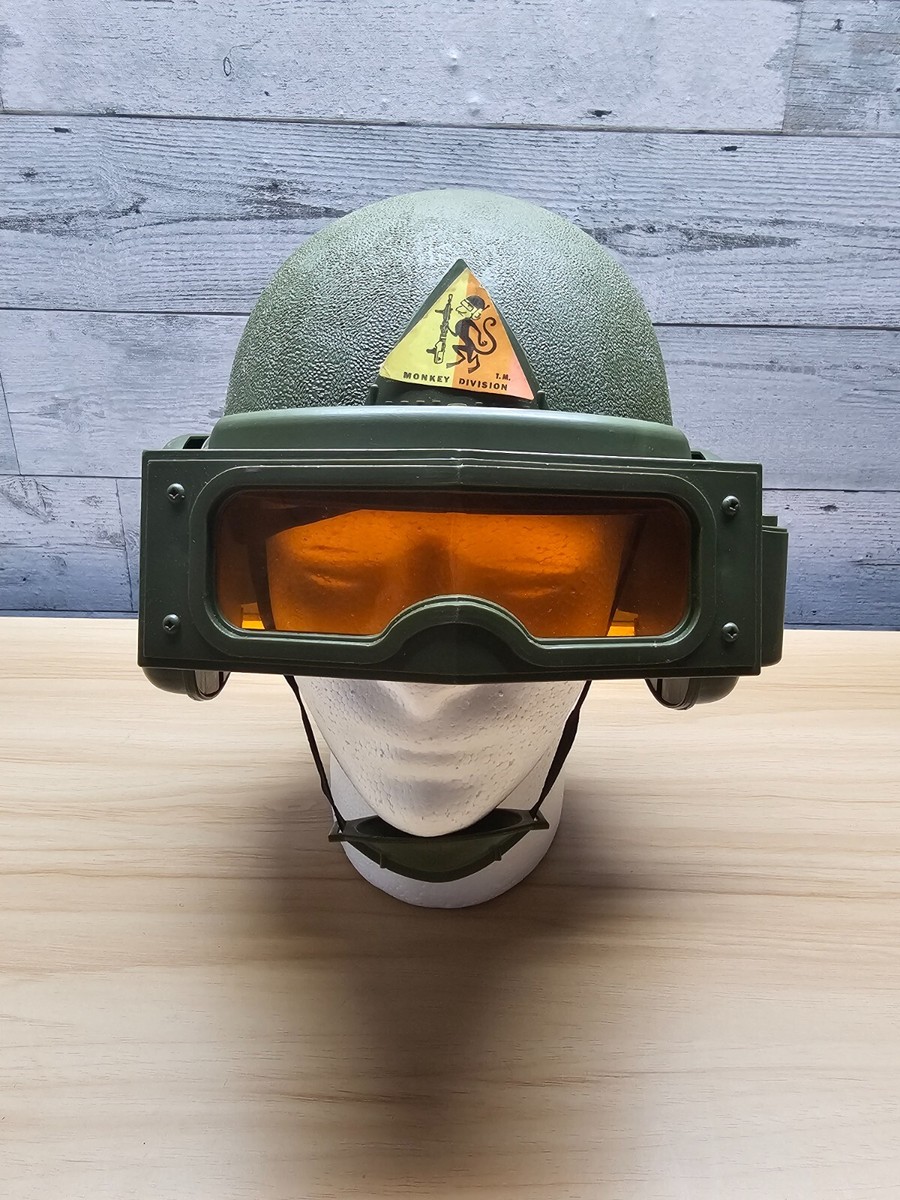 VTG 1963 REMCO MONKEY DIVISION TOY MONKEY HELMET - AMBER VTG 1963 REMCO MONKEY DIVISION TOY MONKEY HELMET - AMBER