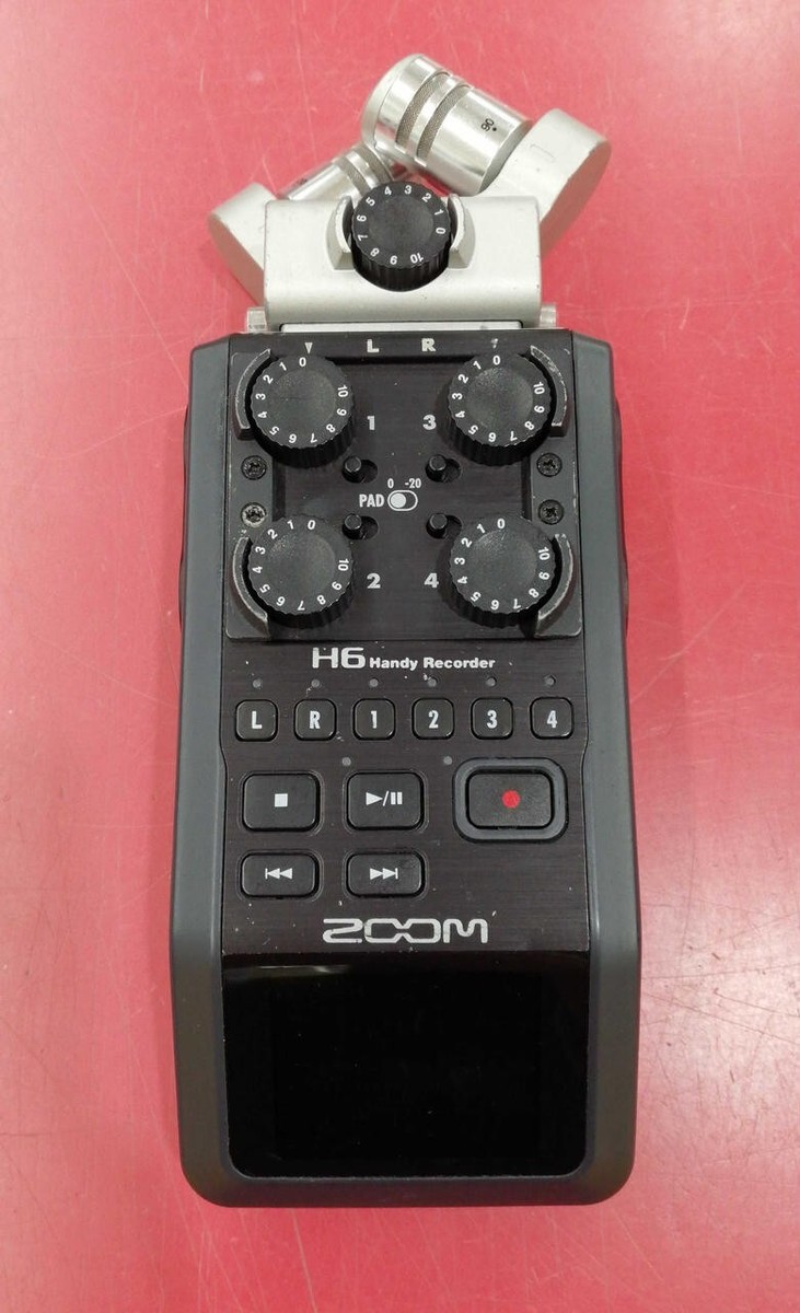 Zoom h6 handy recorder XYH-6 Tested Working Max 24bit/96kHz WAV
