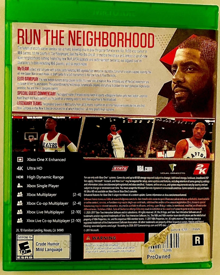 2017 NBA 2K18- Xbox One - Image 2 of 3