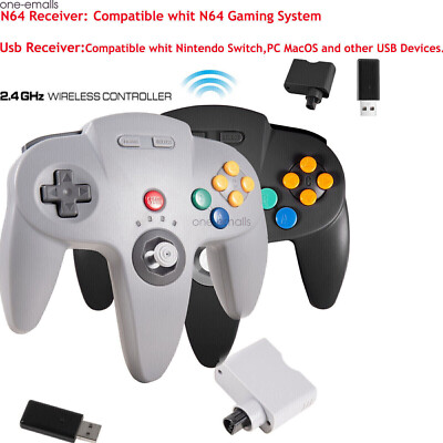 Wireless N64 Controller for Nintendo 64 Console PC Windows Switch