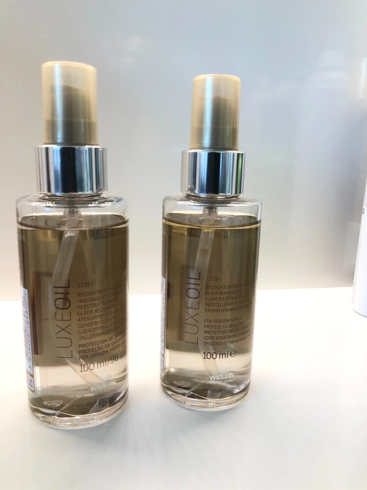 Luxeoil olio system professional WELLA ricostruenti 100ML 2 pz JOJOBA ARGAN