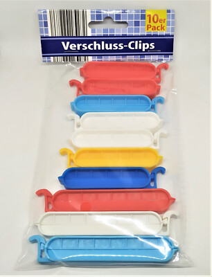 10 Stück Snack-Clips, Anti-Feuchtigkeitsclips, Brotbeutel