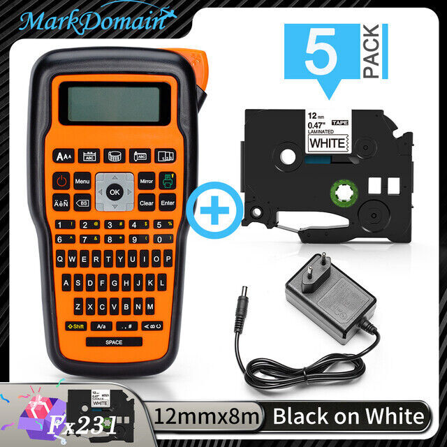 Ersatz Für Brother P Touch Schriftband TZe-631 TZe631 12mm 0.47 TZe TZ Schwarz Auf Gelb