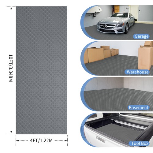 Coin Garage Floor Mat PVC Flooring Roll Anti-Slip Gym Under Car Protect Cove - Picture 8 of 15